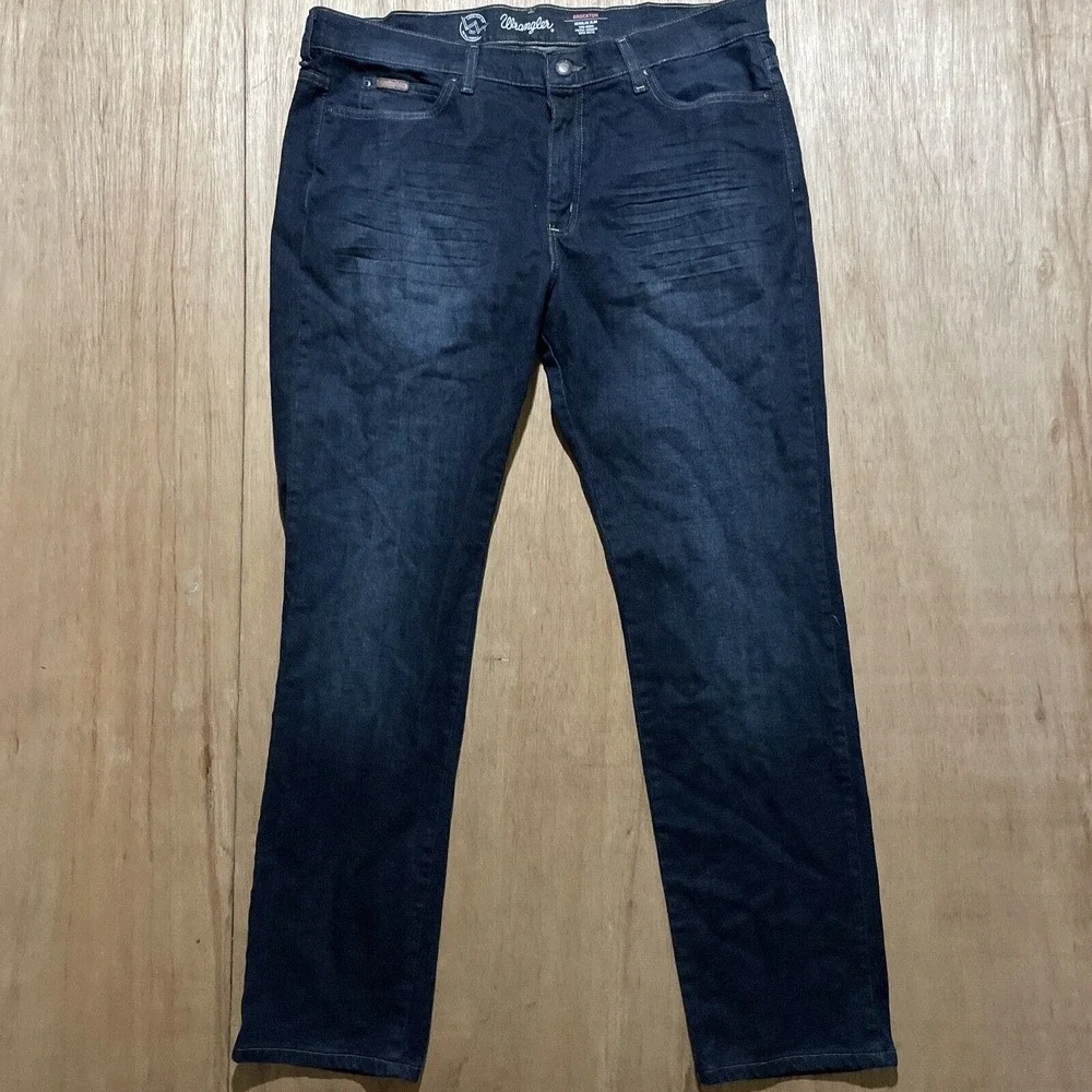 Mens Vintage Wrangler Brockton Jeans Blue Denim Regular‎ Slim Fit Size 40x33